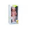 LEAN TOYS Baby Doll with Striped Sweater, Hat, Scarf, Pink