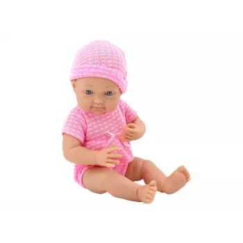 LEAN TOYS Baby Doll in Pink Clothes, Hat, Pacifier, and Blanket