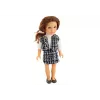 LEAN TOYS Steffi Love Doll in Elegant Checked Clothes Brown Hair