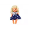 LEAN TOYS Doll In Navy Blue Dress Peeing Bottle Rattle Sounds