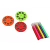LEAN TOYS Zīmēšanas projektors 3 nomaināmi diski, pildspalvas, violeta