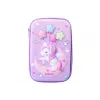 LEAN Large 3D Unicorn Pencil Case, Foldable, Purple, 23x15x5 cm