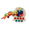 LEAN TOYS Colorful Octopus Teether Sensory Toy for Babies