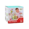 LEAN TOYS Izglītojošs kubs mazuļiem Šķirotājs 7in1