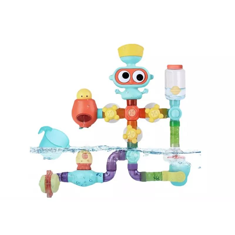 LEAN TOYS Interaktīva izglītojoša ūdens rotaļlieta vannošanai, Planet Man