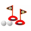 LEAN TOYS Mini Golf komplekts bērniem ar ratiņiem uz riteņiem