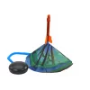 LEAN TOYS Rocket Launcher Game Dinosaurs Forest Colorful Push Up