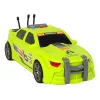 LEAN TOYS Sports Car Racing Lights Sounds Green 1:16