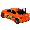 LEAN TOYS Sports Car Racing Lights Sounds Orange 1:16