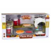 LEAN TOYS Set Shop Pizza Coffee Maker Drinks Cash Register Pretend Play Set