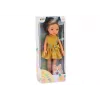 LEAN TOYS Doll Yellow Dress Brown Hair Large Doll 33cm