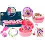 LEAN TOYS Komplekts: Lāde, Sirds kastīte, Rotaslietu kastīte, Aksesuāri MIX