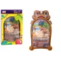 LEAN TOYS Pinball Arcade Game Dinosaurs Brown Stand