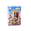 LEAN TOYS Construction Bricks Space Rocket 6in1 Space Vehicles 1000 pcs.