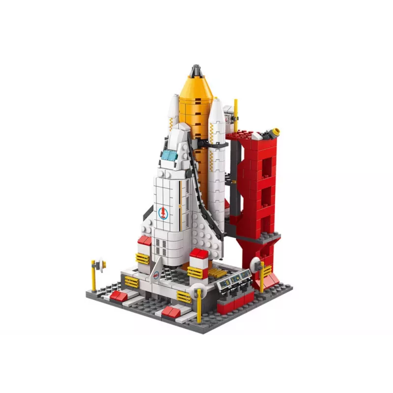 LEAN TOYS Construction Bricks Space Rocket 6in1 Space Vehicles 1000 pcs.