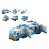 LEAN TOYS Policijas kravas auto konstrukcijas ķieģeļi 6in1 komplekts Policijas transportlīdzekļi 1000gab