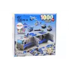 LEAN TOYS Policijas kravas auto konstrukcijas ķieģeļi 6in1 komplekts Policijas transportlīdzekļi 1000gab