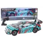 LEAN TOYS Liela tālvadības RC sporta automašīna 1:8 Gaismas Skaņas Grafiti