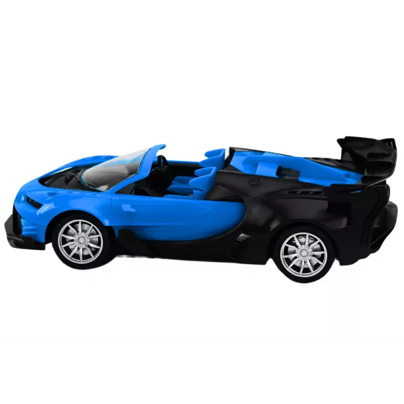 LEAN TOYS Rotaļu Auto Ar Tālvadību Sporta Auto RC 1:18 Zils