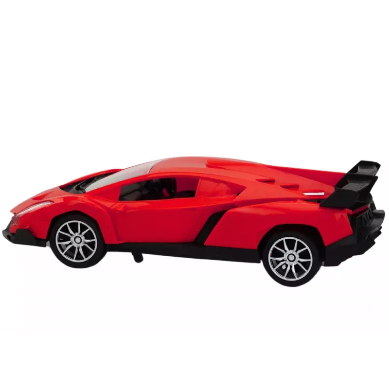 LEAN TOYS Ar vadību vadāma sporta automašīna sarkana 1:16 RC auto