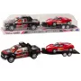 LEAN TOYS Pickup Truck ar Tow Truck Semi-Trailer Sports Car Off-road komplekts