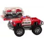LEAN TOYS Policijas auto pikaps sarkans bezceļu policijas auto