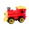 LEAN TOYS Remote Controlled RC Turning Locomotive, Red