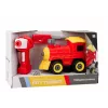 LEAN TOYS Remote Controlled RC Turning Locomotive, Red
