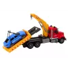 LEAN TOYS EVAKUĀCIJAS AUTO ar celtni, automātiskām gaismām, skaņām, piedziņu, sarkans