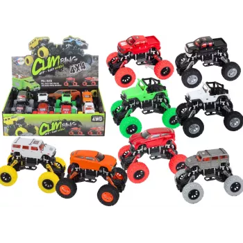 LEAN TOYS Bezceļu Kāpšanas Auto 4x4 Piedziņa Ar Amortizatoriem