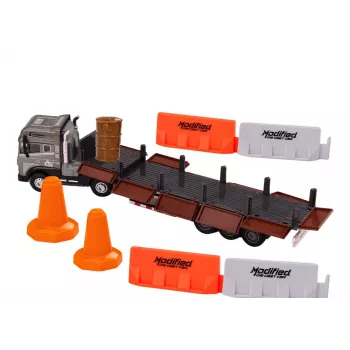 LEAN TOYS Kravas auto ar piekabi 1:24 TIR Auto Piederumi Skaņas