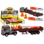 LEAN TOYS Kravas auto ar piekabi 1:24 TIR Auto Piederumi Skaņas
