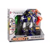 LEAN TOYS Skrūvējamais robots ar ieroču urbi, skrūvgriezi, gaismu un skaņu, tumši zils