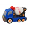 LEAN TOYS Cartoon Concrete Mixer Truck For Turning DIY Blue