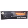 LEAN TOYS Black Off-Road Car with Trailer Orange Boat