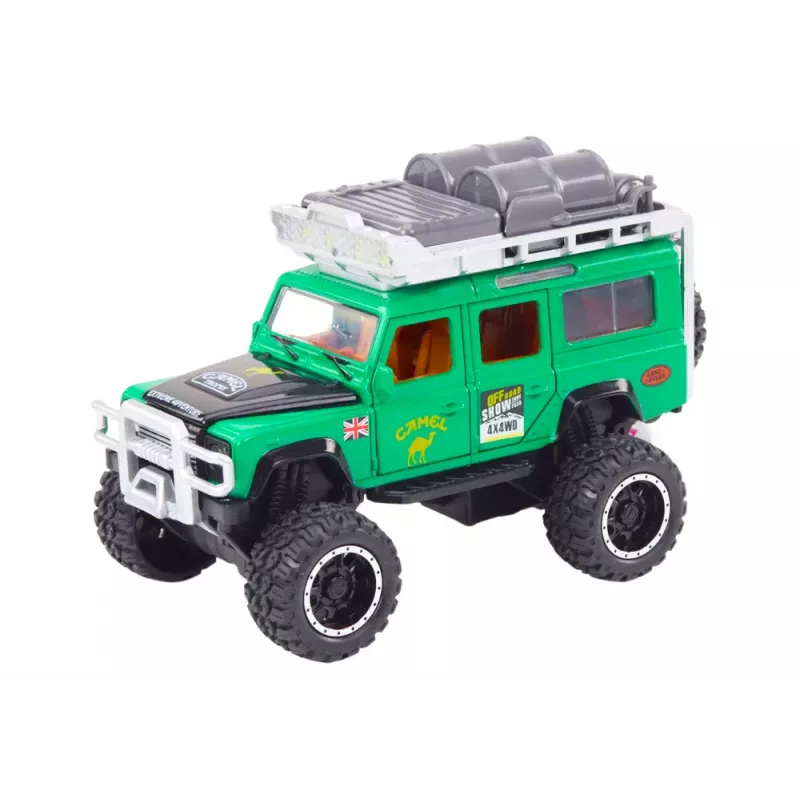 LEAN TOYS Guard Off-Road Car 1:32 Metal Drive Lights Sounds