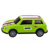 LEAN TOYS Automašīnu komplekts, atsperu piedziņa, krāsains, 12 gab.