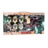 LEAN TOYS Foam Dinosaurs Brown Dinosaurs Gun With Darts Set