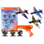 LEAN TOYS Gun Launcher Planes 3 Planes 3 Shields Orange