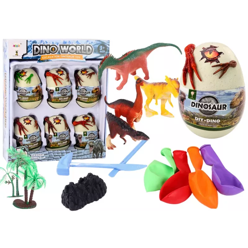 LEAN TOYS Creative Archaeological Set Ice Eggs With Dinosaurs