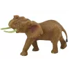 LEAN TOYS Kolekcionējama figūriņa Āfrikas zilonis ar paceltu stumbru Safari