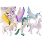 LEAN TOYS Vienradžu un Pegazu figūriņu komplekts White Magic 6 gab.