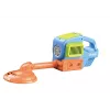 LEAN TOYS Soap Bubble Machine Lawn Mower Trimmer Two Fluids Blue