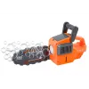LEAN TOYS Soap Bubble Machine Chainsaw Orange