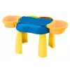 LEAN TOYS Daudzfunkcionālais galds 4in1 Klucīši Makšķerēšana Zīmēšana Zils
