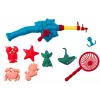 LEAN TOYS Daudzfunkcionālais galds 4in1 Klucīši Makšķerēšana Zīmēšana Zils