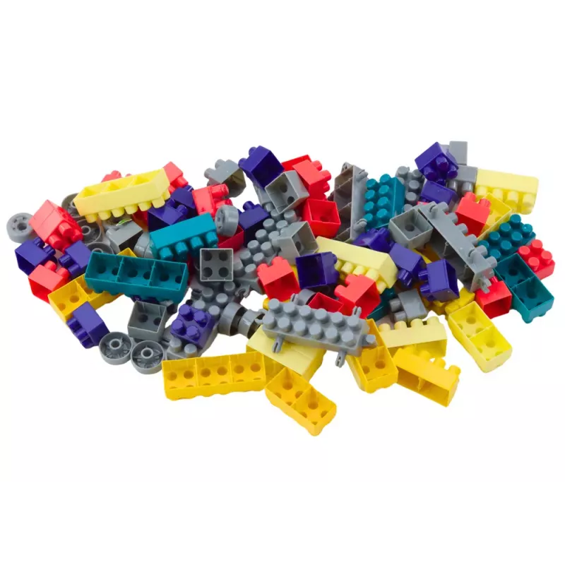 LEAN TOYS Daudzfunkcionālais galds 4in1 Klucīši Makšķerēšana Zīmēšana Zils