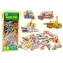 LEAN TOYS Koka magnētu komplekts Transportlīdzekļi Kuģi Lidmašīnas 20 gab.