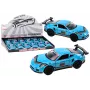 LEAN TOYS Sporta auto 1:32 Liešanas metāla darbības figūra Zils spoileris