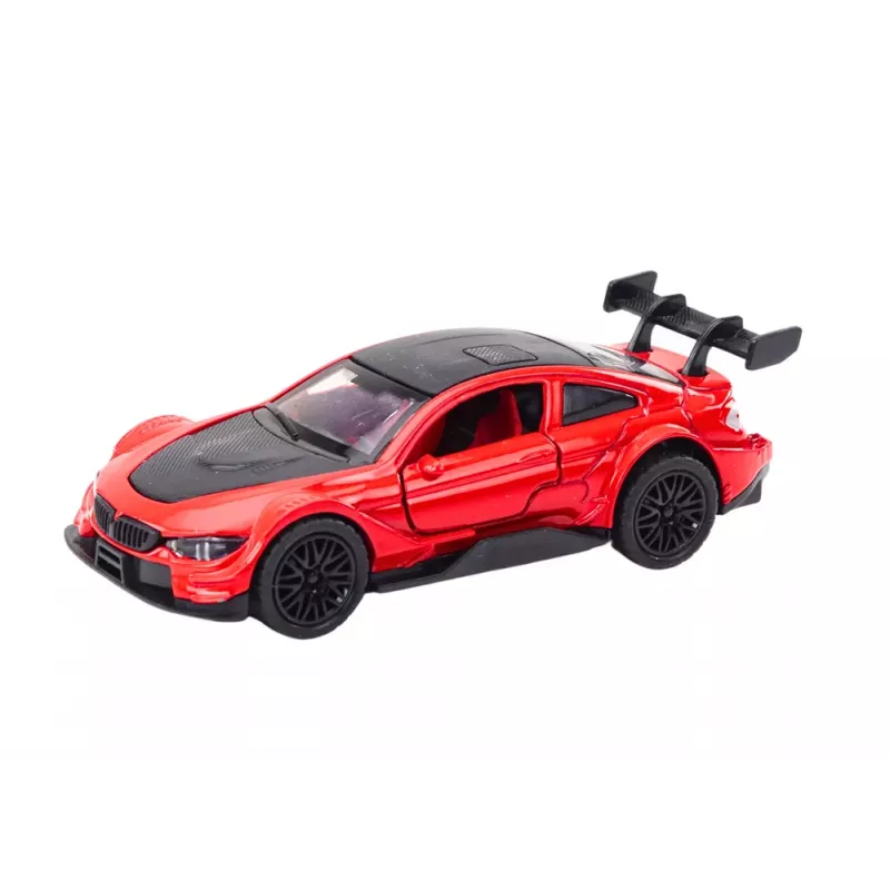 LEAN TOYS Sporta auto 1:32 berzes piedziņa sarkans